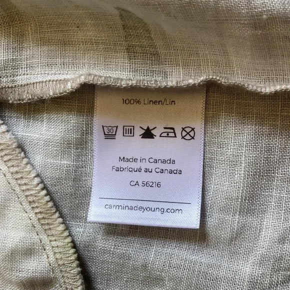 Carmine de Young linen duster - Picture 4 of 6